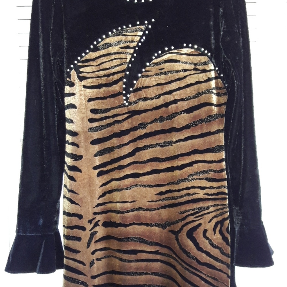 VELVET DRESS - Picture 3 of 7